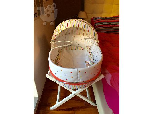 PoulaTo: Καλαθούνα Bebe Home με ξύλινη βάση
