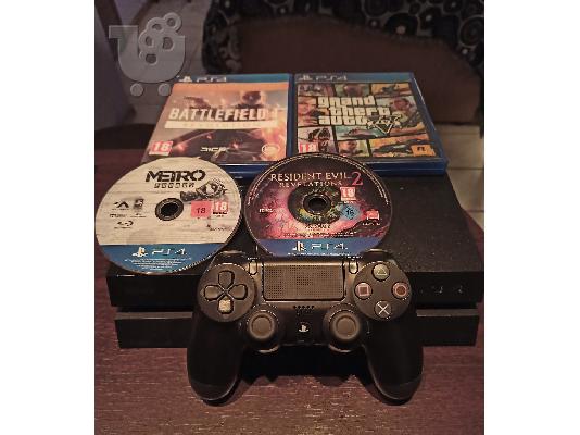 PoulaTo: Ps4 - 4 Games - 1 Controller