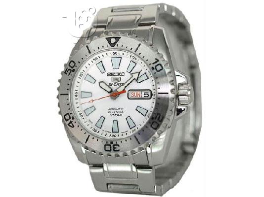 PoulaTo: ΡΟΛΟΙ Seiko 5 Sports Automatic 23 Jewels 100m Water Resist Watch