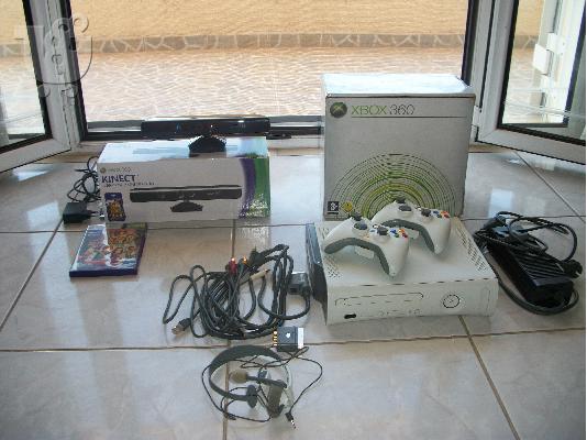 Πολύ καλή ευκαιρία!!!x-box 360 μαζί με kinect και δώρο παιχνίδια και άλλα......
