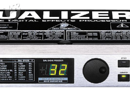 φέτα εφέ ήχου behringer virtualizer pro dsp1024 με 32 κανάλια