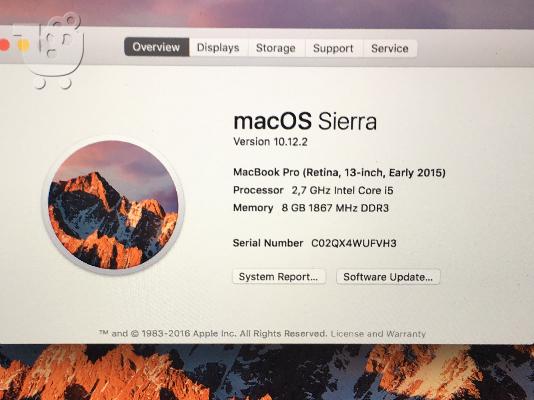 MACBOOK Pro Retina 13 - inch 2015