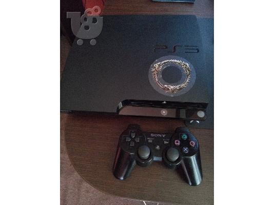 PoulaTo: PS3 Slim 120GB + Controller + 10 games (digital)
