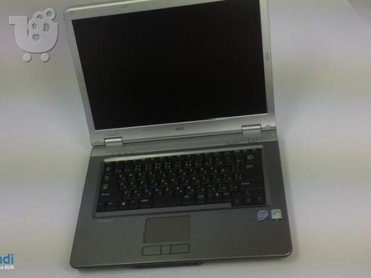 Stock Notenook NEC 15, 4 ιντσών ασήμι 2, 13 GHz, 120 GB σκληρό δίσκο 1 GB DVD-CDRW...