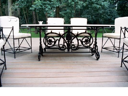 fauteuil de jardin επιπλα κηπου ομπρελες φωτιστικα βεραντας εξοχης πισινας σφυρηλατα χειρο...