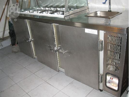 ΑΝΟΞΕΙΔΩΤΟ ΨΥΓΕΙΟ ΒΙΤΡΙΝΑ ΜΕ ΨΥΚΤΗ ΝΕΡΟΥ