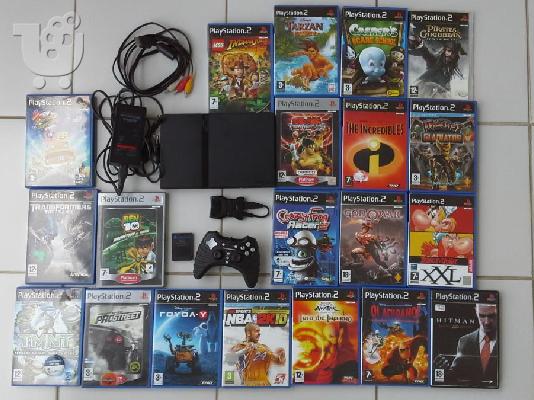 PoulaTo: PLAYSTATION 2 SLIM.ΑΡΙΣΤΗ ΚΑΤΑΣΤΑΣΗ+20 ΠΑΙΧΝΙΔΙΑ