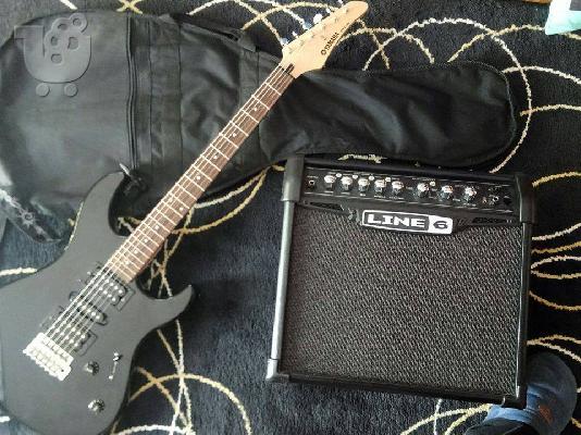 PoulaTo: Ηλεκτρική κιθάρα yamaha erg 121 ενισχυτής line 6 15w θηκη κιθαρας bundle