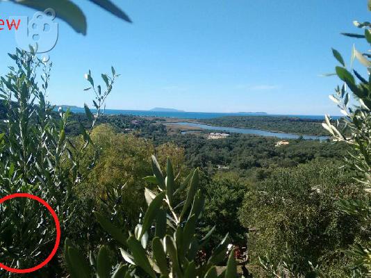 Πωλείται οικόπεδο στη Βόρεια Κέρκυρα κοντά στη θάλασσα με θέα την λίμνη Αντινιότη και την ...