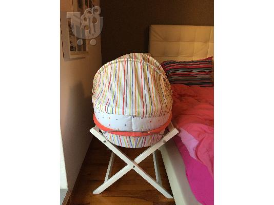 Καλαθούνα Bebe Home με ξύλινη βάση