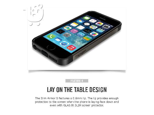 Θήκη Spigen SGP για iPhone 5S / 5 Slim Armor S
