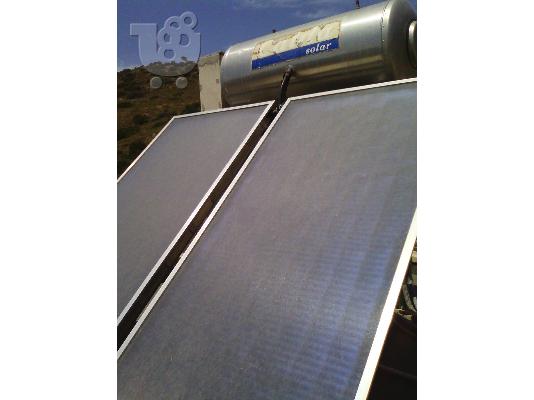 Θερμοσίφωνας ηλιακός τριπλής ενέργειας 200 ltr