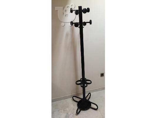 Καλόγερος μεταλλικός μαύρος με ομπρελοθήκη