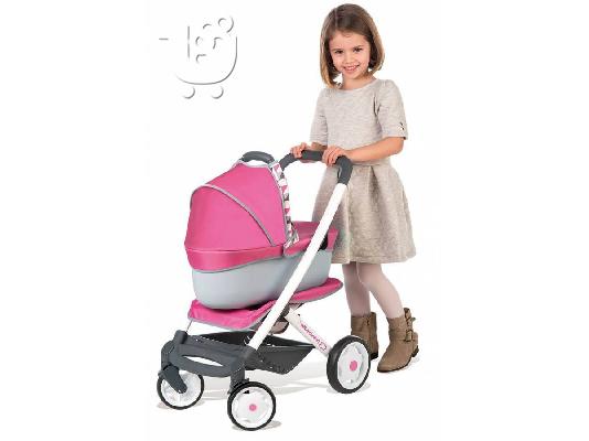 PoulaTo: SMOBY ΚΑΡΟΤΣΑΚΙ ΚΟΥΚΛΑΣ MC AND Q PUSHCHAIR (253197)