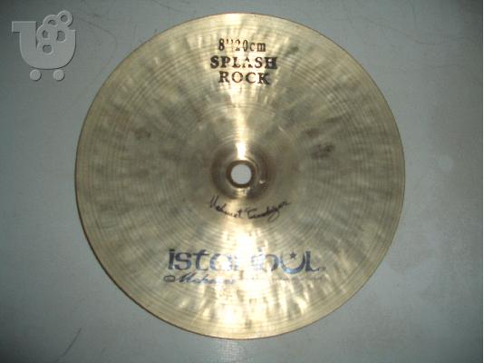 PoulaTo: Istanbul mehmet splash rock 8'' 20m (2 κομμάτια)& 1 zildjian 10'' 25m (κομμένο) δώρο !