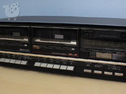 PoulaTo: Sanyo Double Cassette Deck RD W377