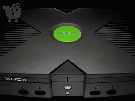 PoulaTo: X-box me 8 au8entika paixnidia+timoniera gia ps2 kai pc