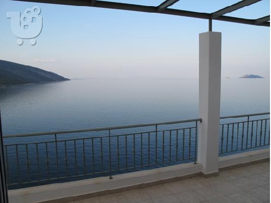 PoulaTo: Νέα Επίδαυρος παραθαλάσσια πέτρινη μεζονέτα