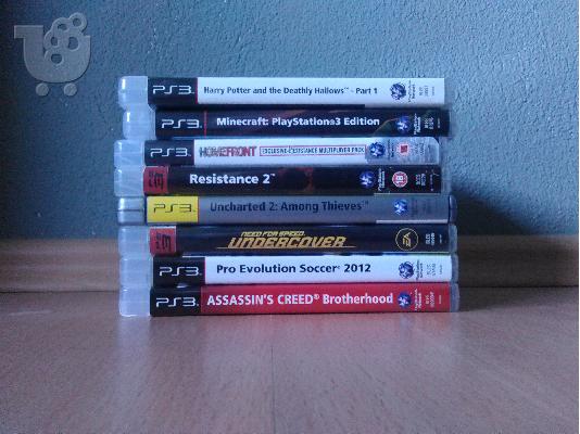 PS3 SOUPER SLIM + 8 GAMES!!