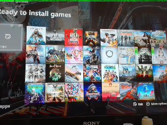 xbox 1s 500g άριστη κατάσταση
