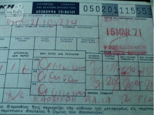 εισητηριο ολυμπιακης αεροποριας