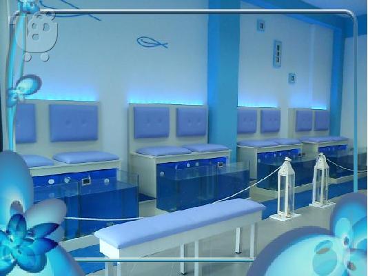 PoulaTo: fish spa (εξοπλησμος