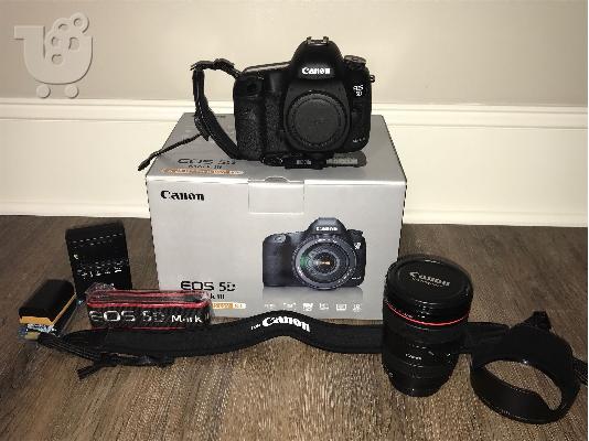 PoulaTo: Φωτογραφική μηχανή ψηφιακής SLR Canon EOS 5D Mark III 22,3MP με EF 24-105mm