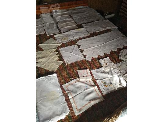 Σεμέν,πλεκτά,λευκά είδη από προικιά