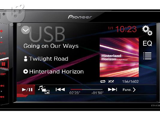 PoulaTo: Οθόνη 1 DIN Pioneer MVH-AV180 χωρίς μηχανισμό CD/DVD