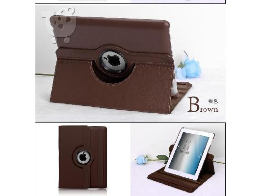 PoulaTo: Θήκη Μεταφοράς Rotating Leather Cover Case For iPad