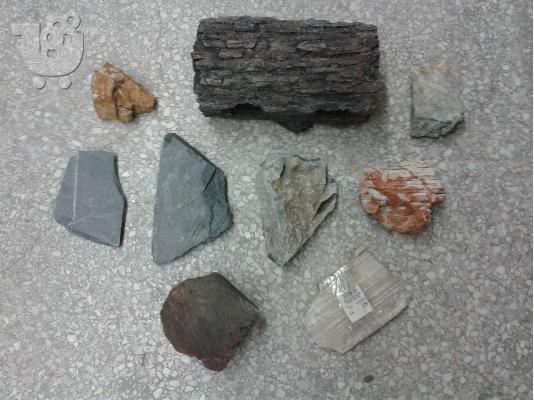 Διάφορα διακοσμητικά για ενυδρεία