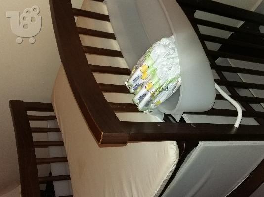 Stokke Sleepi βρεφικο κρεβατι πληρες & Αλλαξιερα