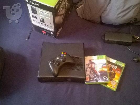 PoulaTo: Xbox 360. 250gb +2 παιχνιδια και ενας μοχλος.(συζητισημη)