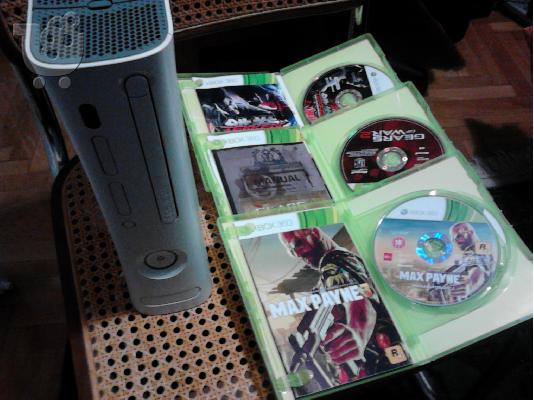 ΠΩΛΕΙΤΑΙ ΧBOX360 ARCADE EDITION+ GAMES