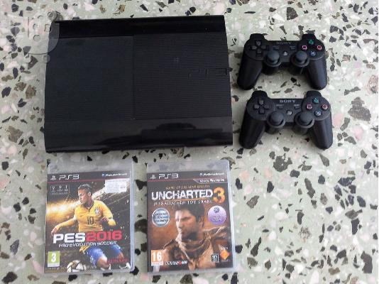 PoulaTo: Playstation3 με 2 χειριστηρια και παιχνιδια