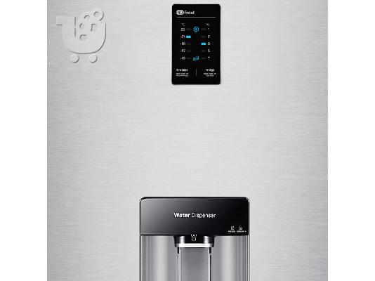 Ψυγειοκαταψύκτης Samsung inox A+++ inverter