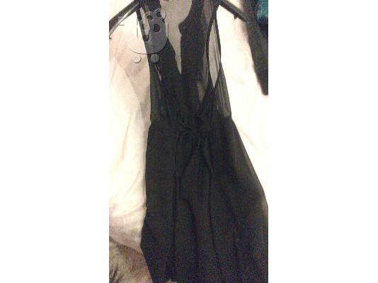 ΦΟΡΕΜΑ ΜΑΥΡΟ BALLOON ΜΕ ΦΡΑΜΠΑΛΑ ΚΑΙ ΦΙΟΓΚΟ SIZE SMALL
