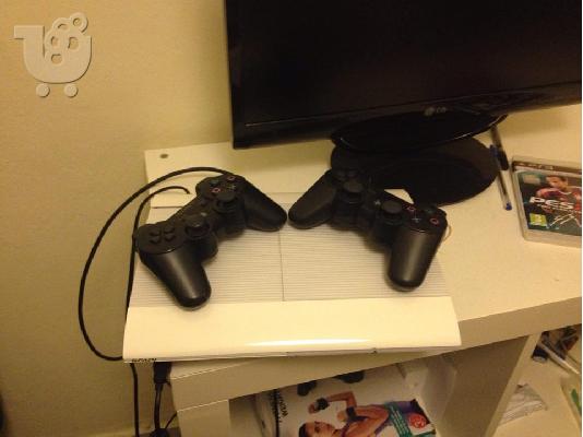 Πωλείται Play Station 3 (Λευκό) - 2 χειριστήρια