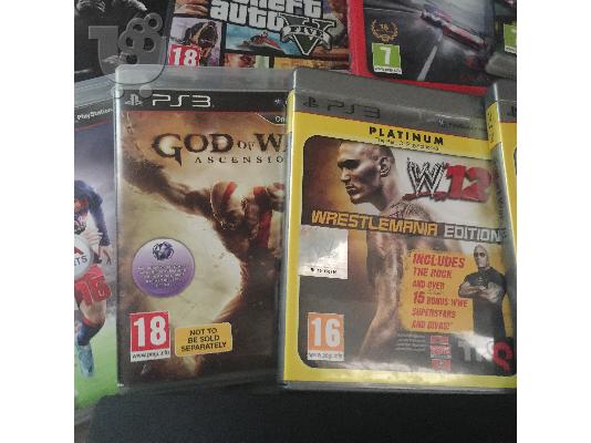 Sony Kονσόλα Ps3 Black και 14 παιχνίδια μαζί με 2 χειριστήρια...