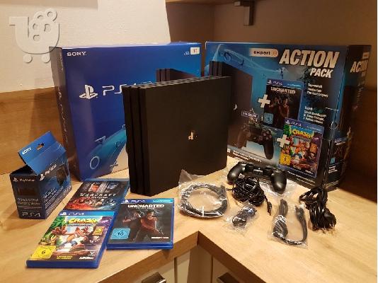 PoulaTo: Sony Playstation 4 Pro 1TB με 2 ελεγκτές και 10 παιχνίδια (WHATSAPP: 15024962251)
