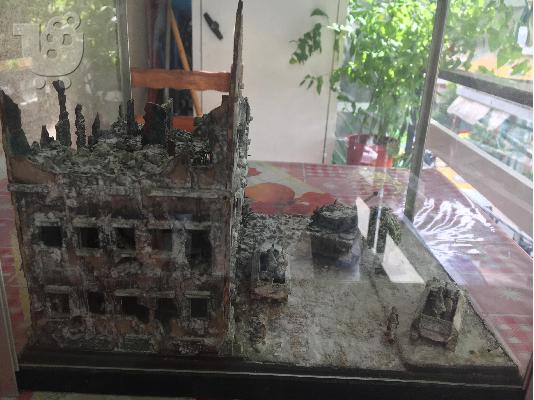 PoulaTo: 1/72 ΔΙΟΡΑΜΑ ΜΕ ΒΙΤΡΙΝΑ ΣΤΑΛΙΝΓΚΡΑΝΤ