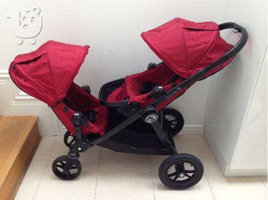 PoulaTo: Καροτσάκι μωρού Travel System Με Κούνια White (μπλε) Καροτσάκι