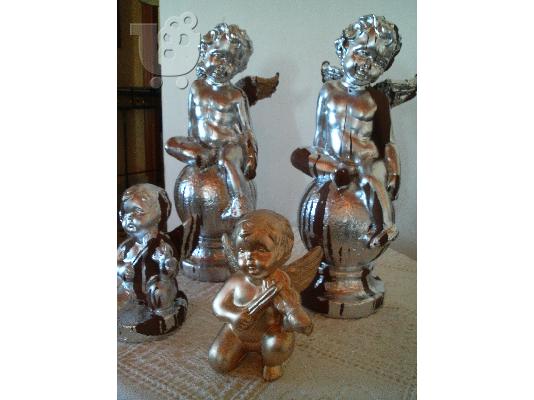 PoulaTo: HAND MADE ART WORKS-PAINTINGS -ANGELS-SCULPTURES