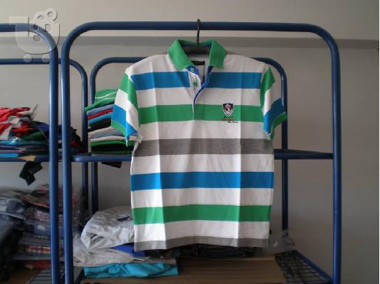 PoulaTo: κλασικό αντρικό πολο T-shirt