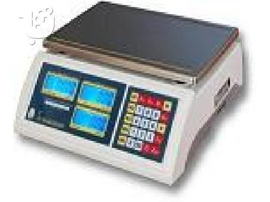 PoulaTo: Ζυγός υπολογισμού τιμής με LCD και μπαταρία εως 30 κιλών και για λαικές αγορές ΚΑΙΝΟΥΡΙΟΣ
