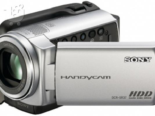 PoulaTo: sony handycam dcr sr37.SR37 Βιντεοκάμερα τυπικής ανάλυσης με μονάδα σκληρού δίσκου Ελαφριά και μικρή με εγγραφή μεγάλης ï