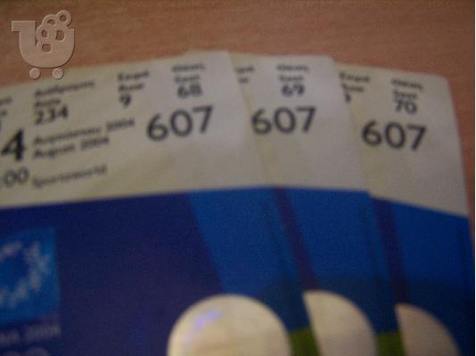 Εισητηρια των Ολυμπιακων αγωνων του 2004 ακοπα