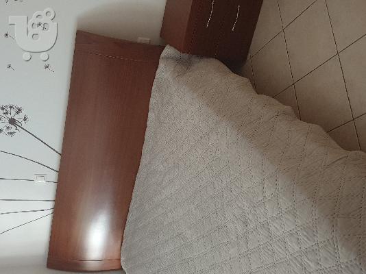 Πλήρες Σετ Κρεβατοκάμαρας με αποθηκευτικό, Δρυς