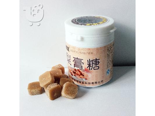 PoulaTo: herbal sugar for throat diseases