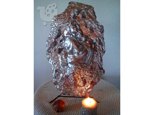 HAND MADE CANDLE- HOLDERS- ANGELS-MADONNAS& DECOR ITEMS-BY NIKOS TSOKOS.